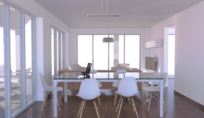 Interior from 3d Warehouse rendered in Twilight