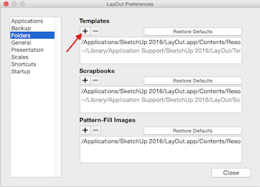 Inserting Drawing Templates